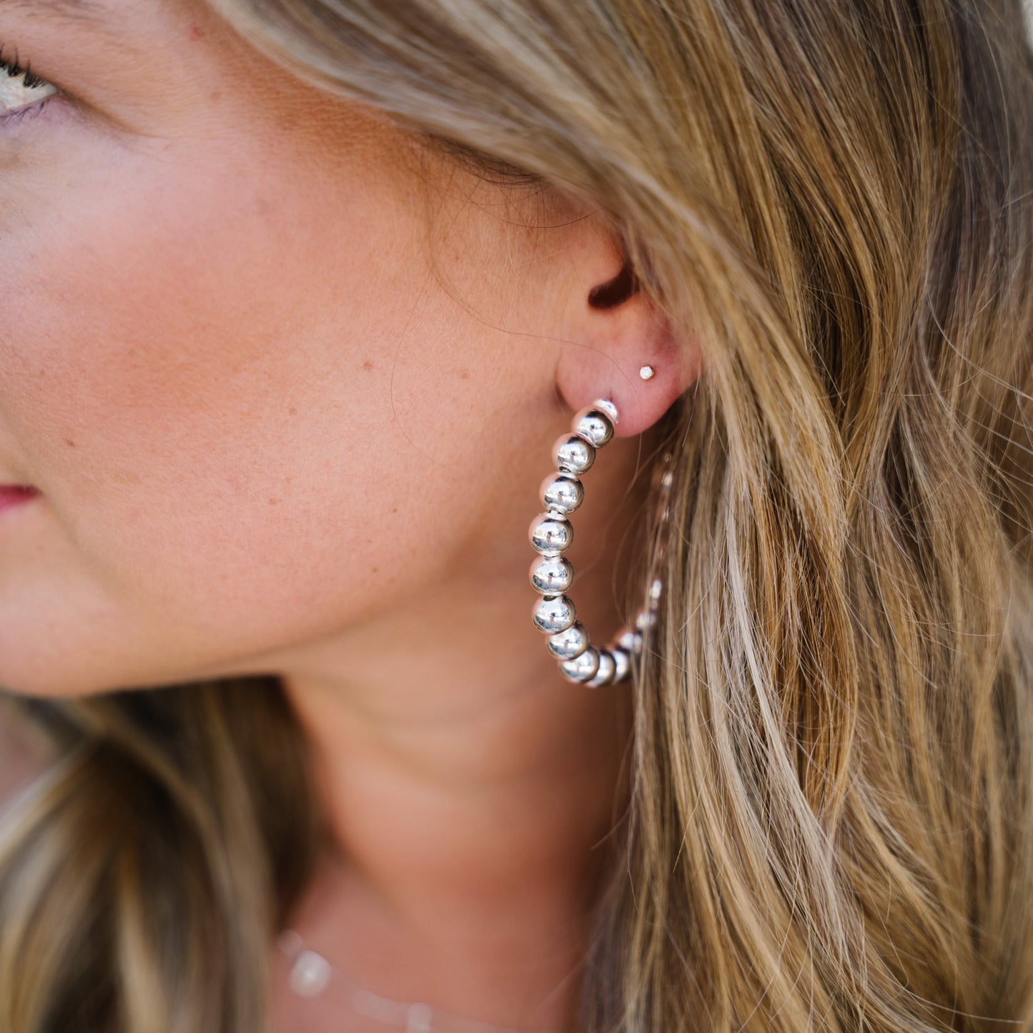 Ginger Hoops - Silver