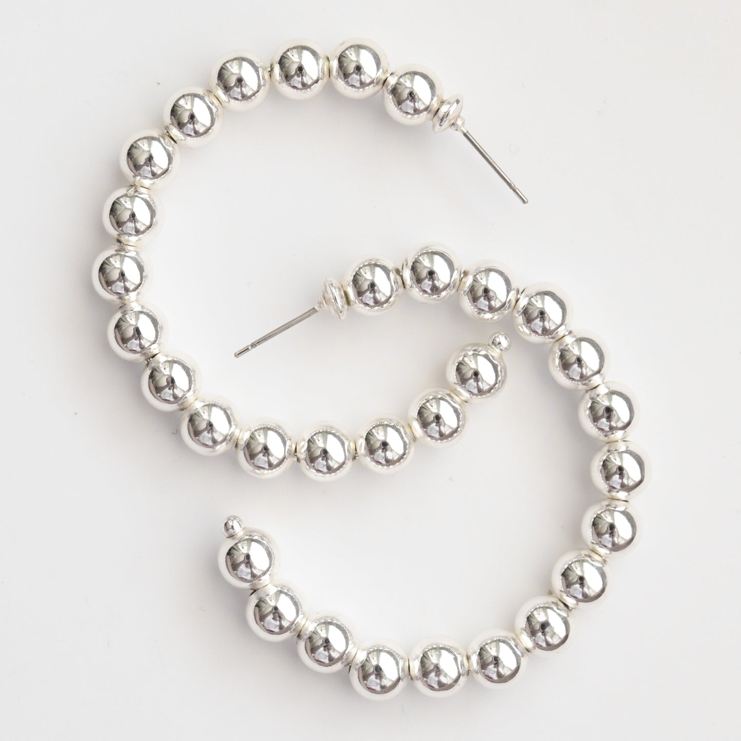 Ginger Hoops - Silver