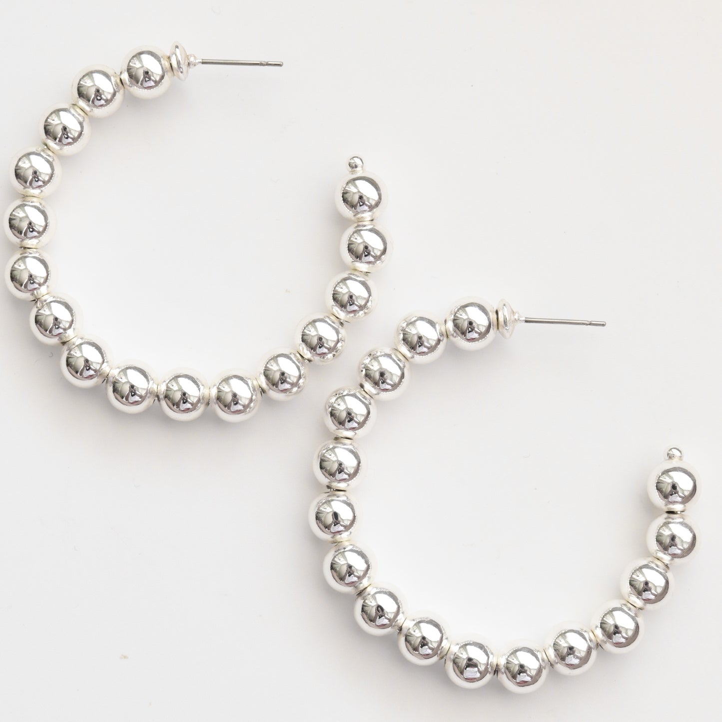 Ginger Hoops - Silver