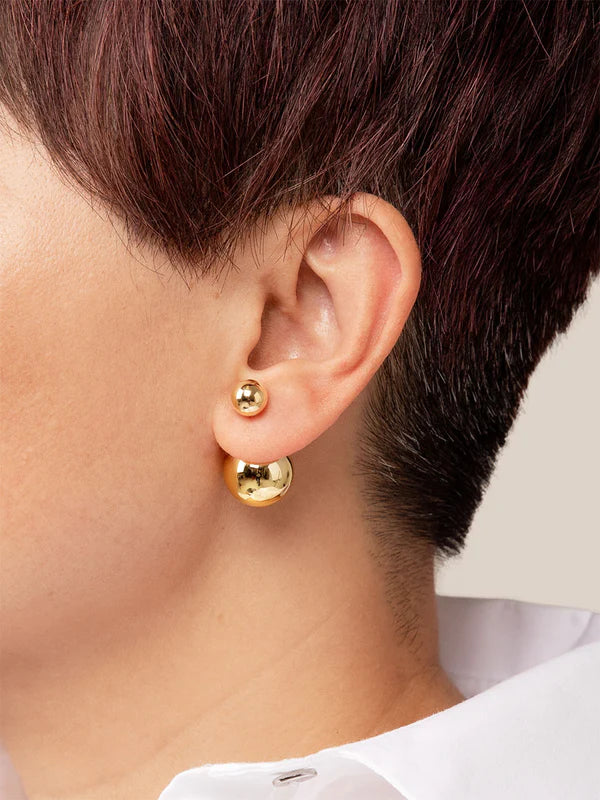 Gold Peekaboo Studs