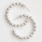 Ginger Hoops - Silver