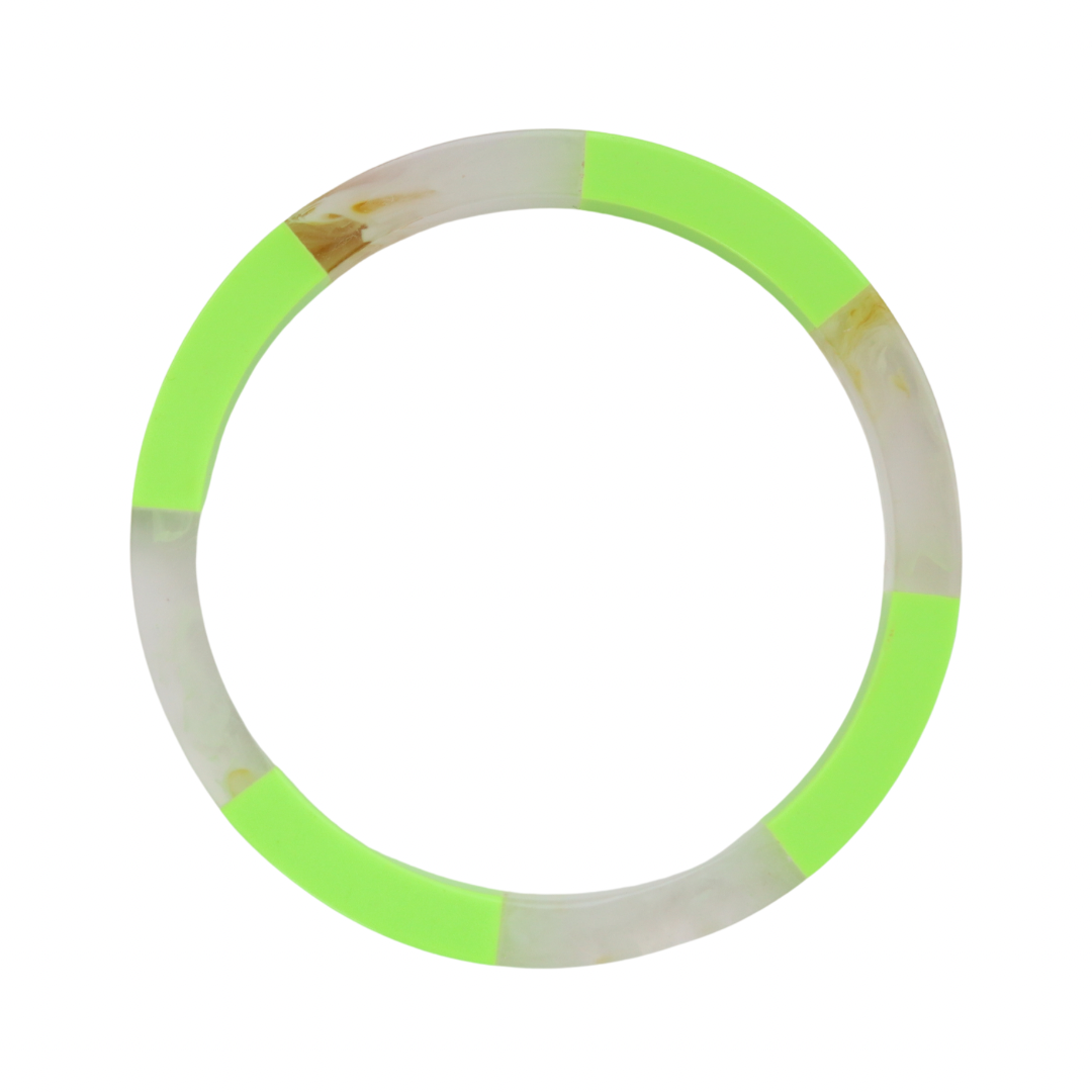 Luna Bangle - Chartreuse