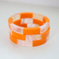 Luna Bangle - Tangerine Orange