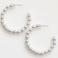 Ginger Hoops - Silver