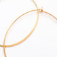 Greer Hoops - Brushed Gold