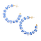 Ginger Hoops - Blue and White