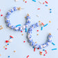 Ginger Hoops - Blue and White
