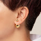 Gold Peekaboo Studs