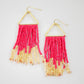 Stella Earrings - Bright Coral